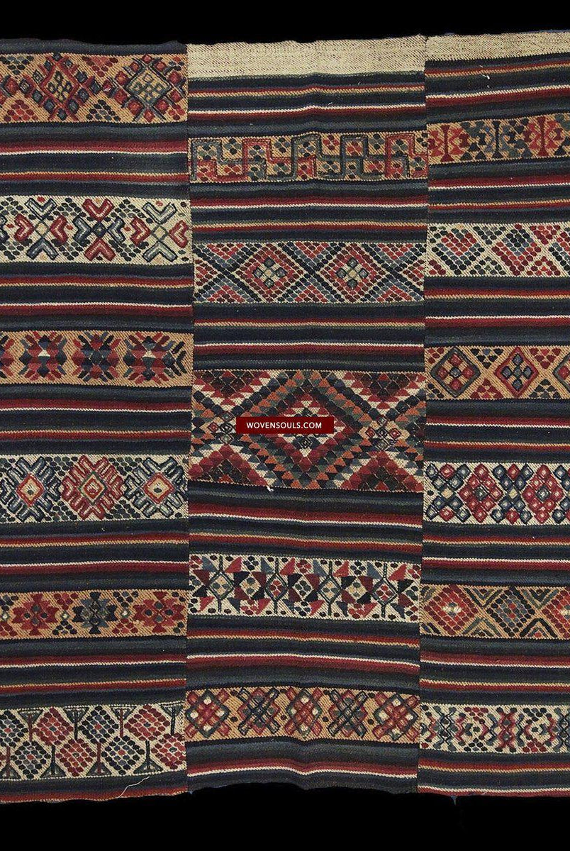 1303 MASTERPIECE Alter Bhutan Charkhap Regenumhang - Verkauft-WOVENSOULS-Antike-Vintage-Textilien-Kunst-Dekor