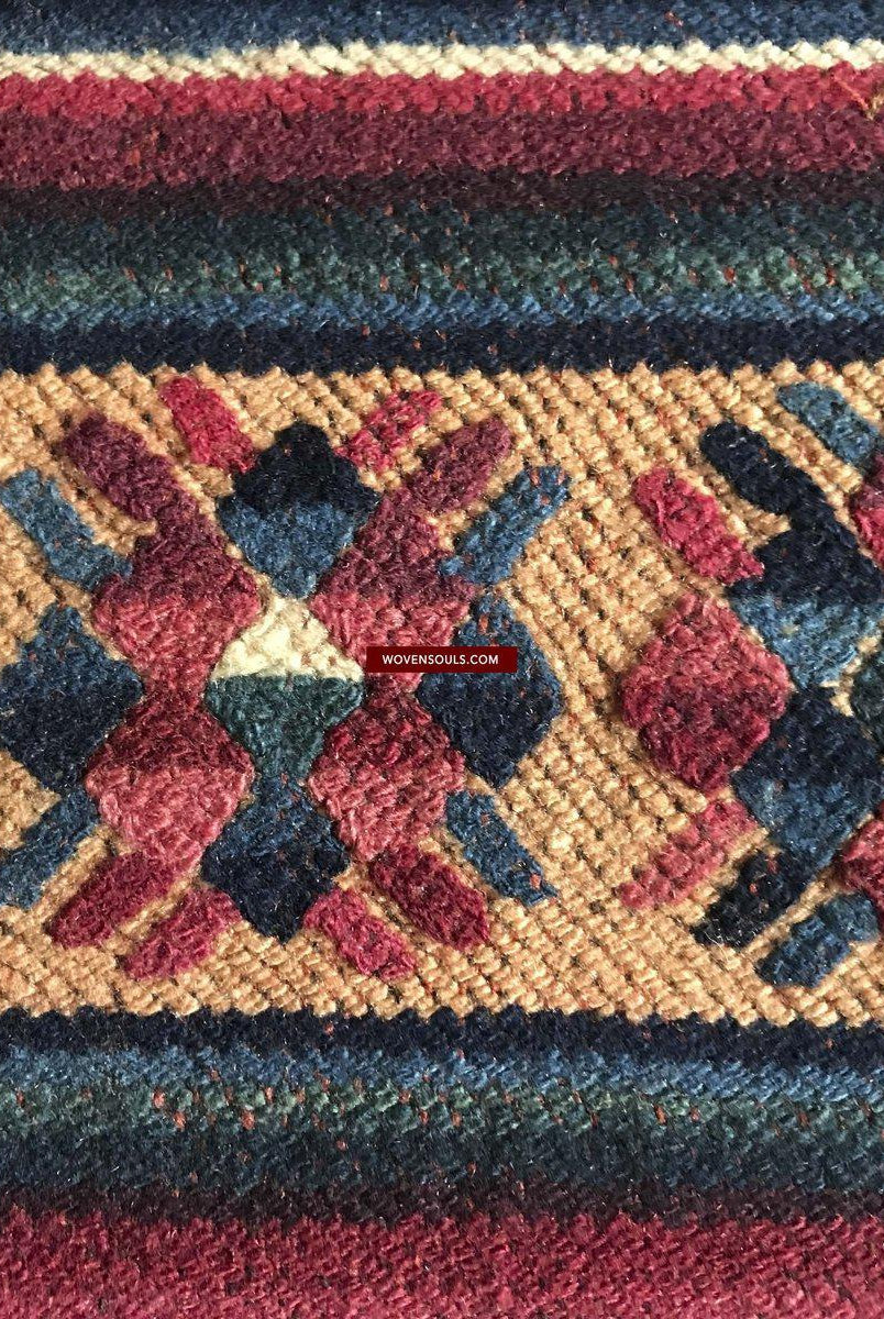 1303 MASTERPIECE Alter Bhutan Charkhap Regenumhang - Verkauft-WOVENSOULS-Antike-Vintage-Textilien-Kunst-Dekor