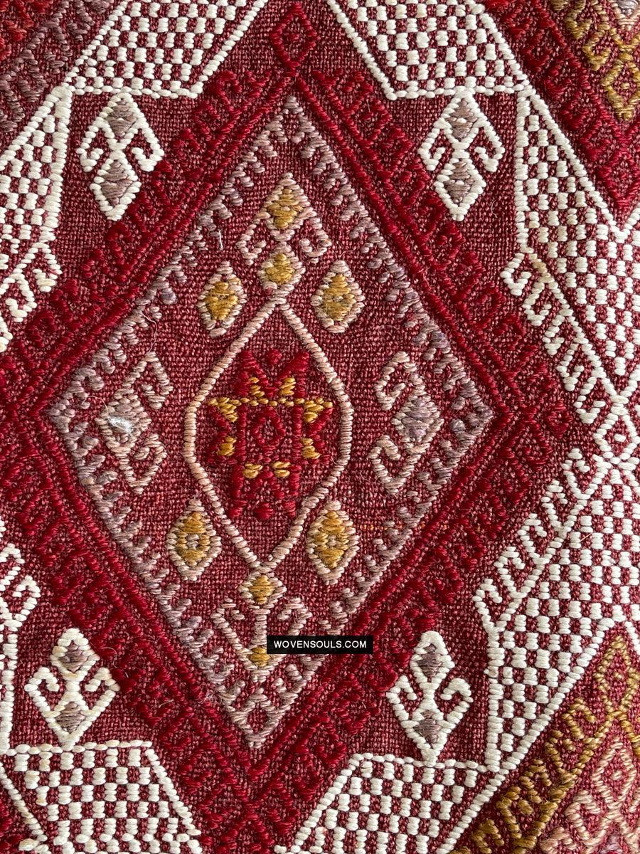 1306 Antique Anatolian Dowry Cicim Kilim Rug-WOVENSOULS Antique Textiles & Art Gallery