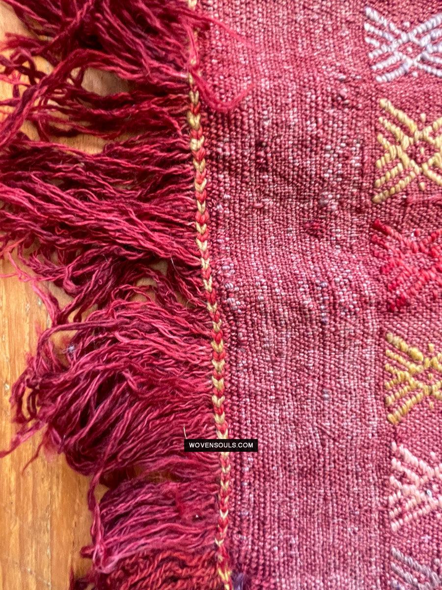 1306 Antique Anatolian Dowry Cicim Kilim Rug-WOVENSOULS Antique Textiles & Art Gallery