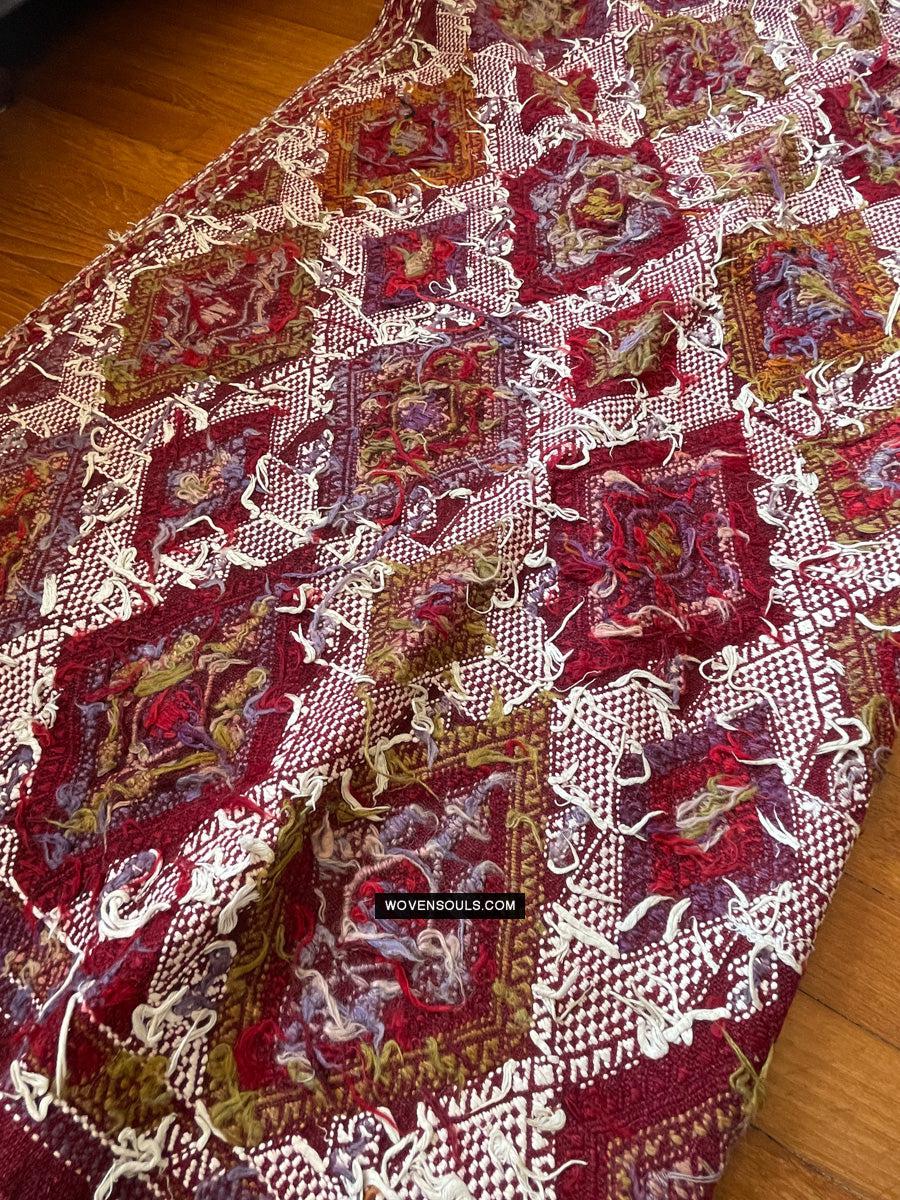 1306 Antique Anatolian Dowry Cicim Kilim Rug-WOVENSOULS Antique Textiles & Art Gallery