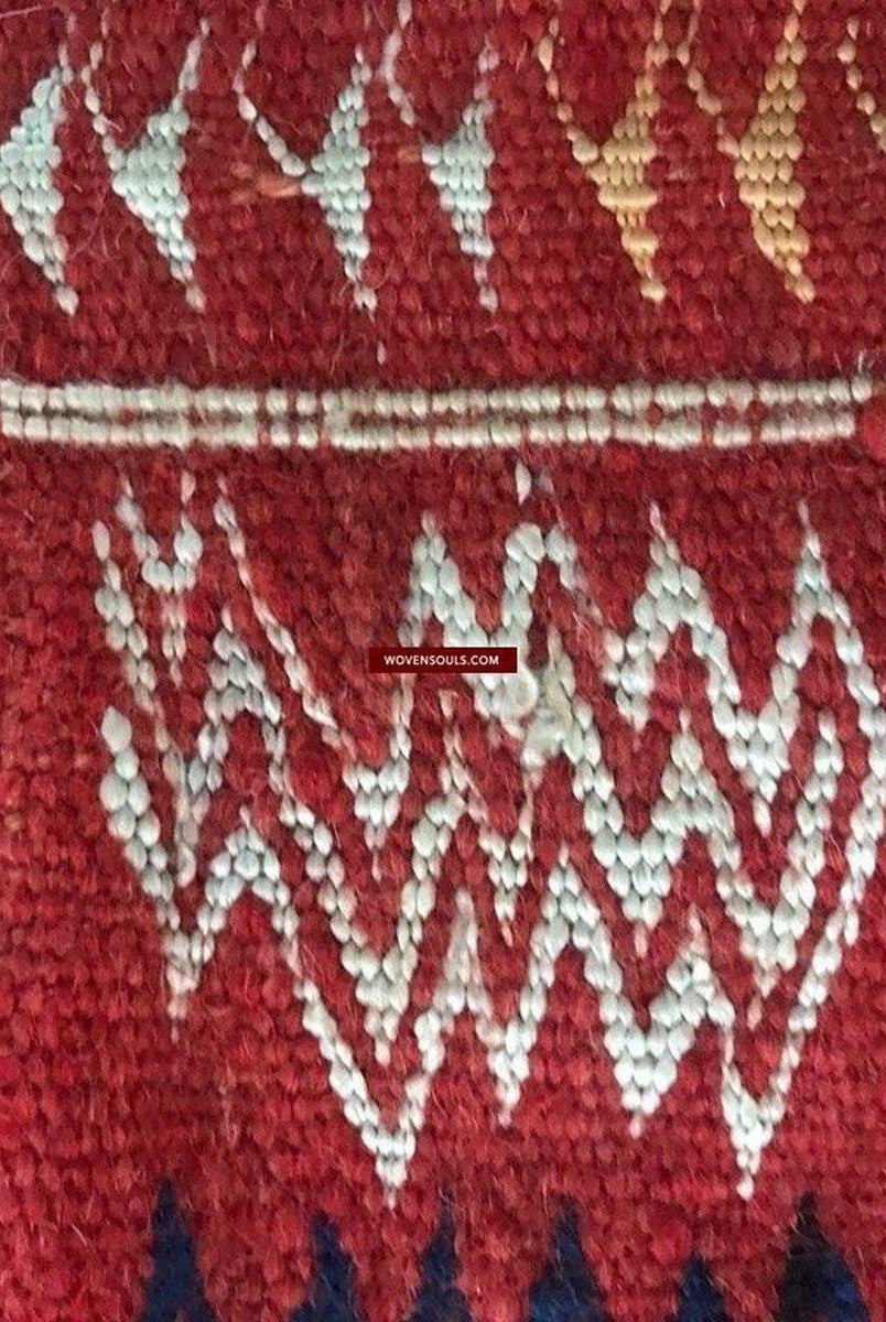 1307 SOLD Antique Berber Figurative Dowry Weaving Wedding Textile-WOVENSOULS-Antique-Vintage-Textiles-Art-Decor