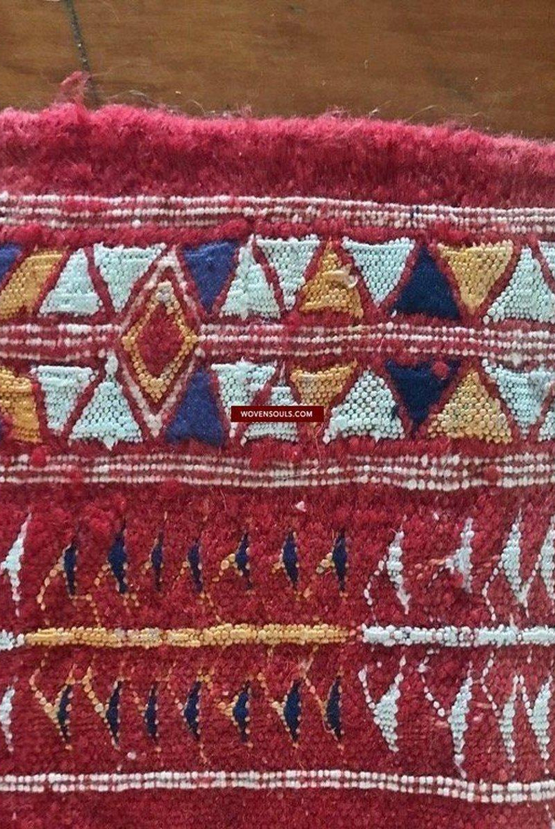 1307 SOLD Antique Berber Figurative Dowry Weaving Wedding Textile-WOVENSOULS-Antique-Vintage-Textiles-Art-Decor