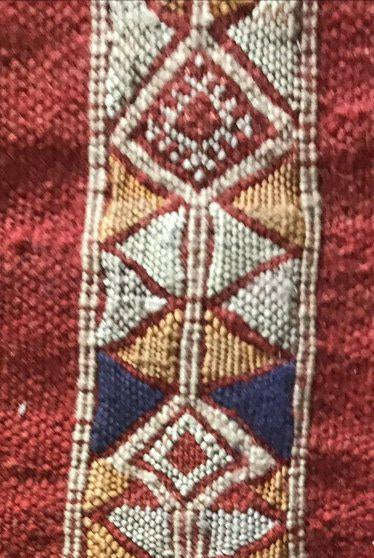 1307 SOLD Antique Berber Figurative Dowry Weaving Wedding Textile-WOVENSOULS-Antique-Vintage-Textiles-Art-Decor