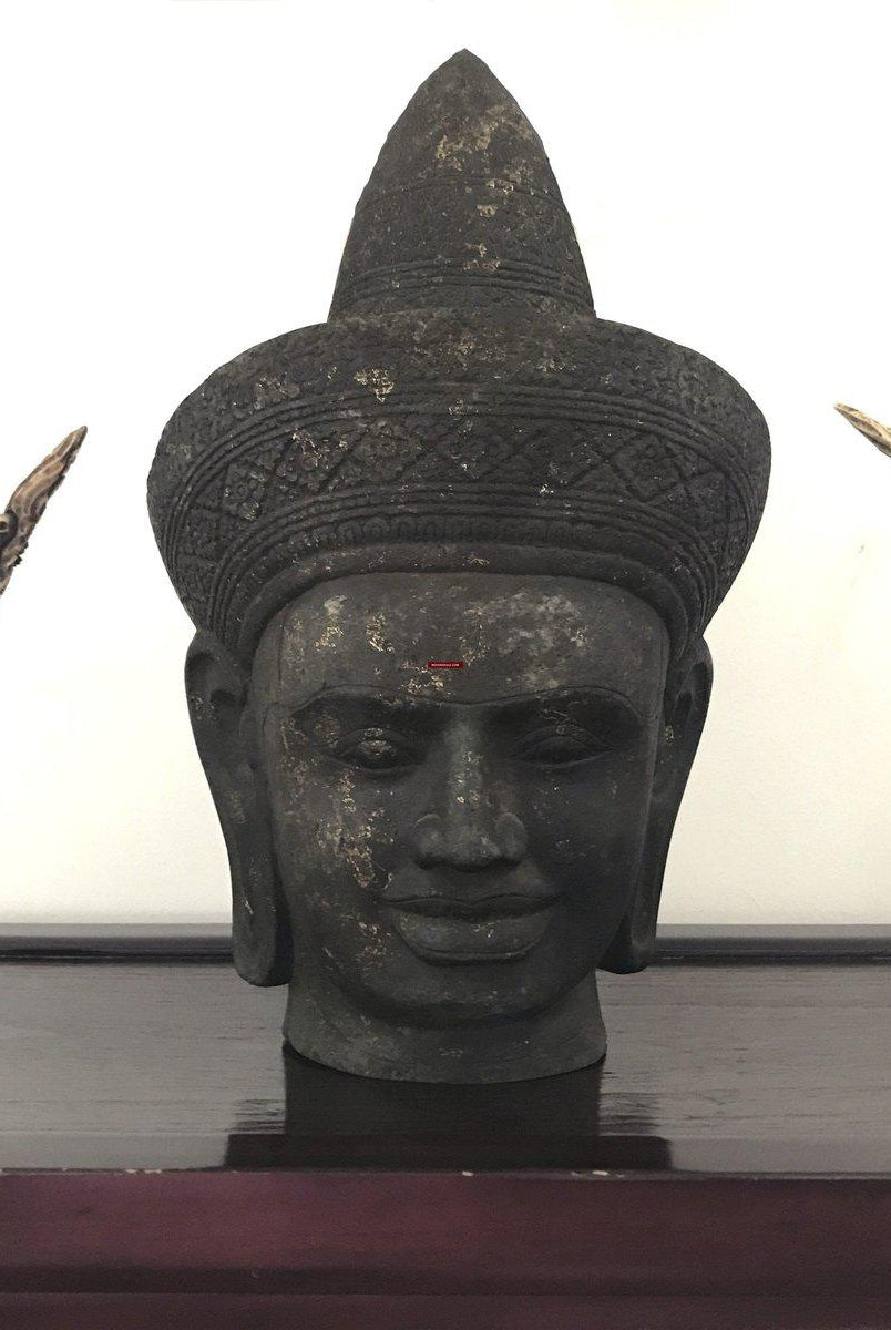 1309 Paar antike tantrische buddhistische Hornschnitzereien aus dem 19. Jahrhundert-WOVENSOULS-Antike-Vintage-Textilien-Kunst-Dekor