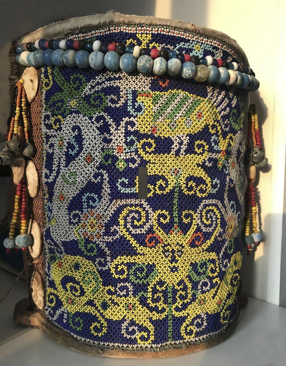 1313 Antique Dayak Beaded Basket Baby Carrier-WOVENSOULS-Antique-Vintage-Textiles-Art-Decor