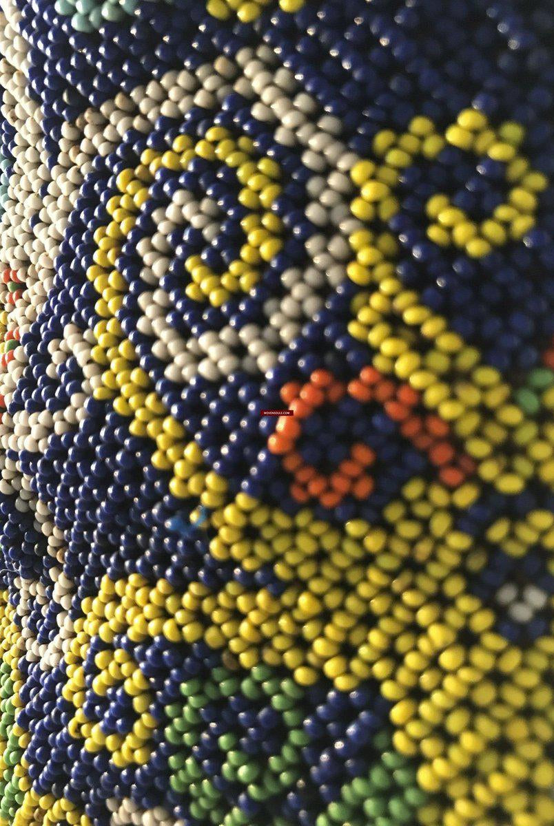 1313 Antique Dayak Beaded Basket Baby Carrier-WOVENSOULS-Antique-Vintage-Textiles-Art-Decor