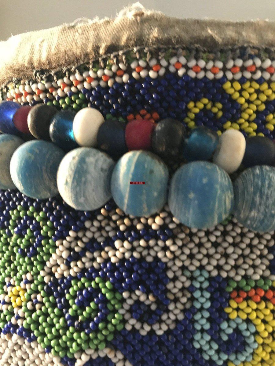 1313 Antique Dayak Beaded Basket Baby Carrier-WOVENSOULS-Antique-Vintage-Textiles-Art-Decor