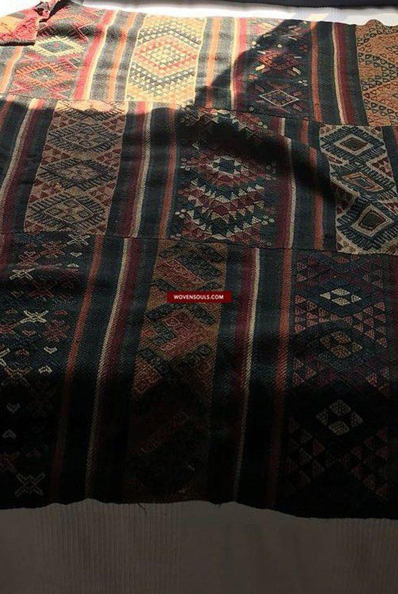 1317 MASTERPIECE Antiker Bhutan Charkab Regenumhang-WOVENSOULS-Antike-Vintage-Textilien-Kunst-Dekor