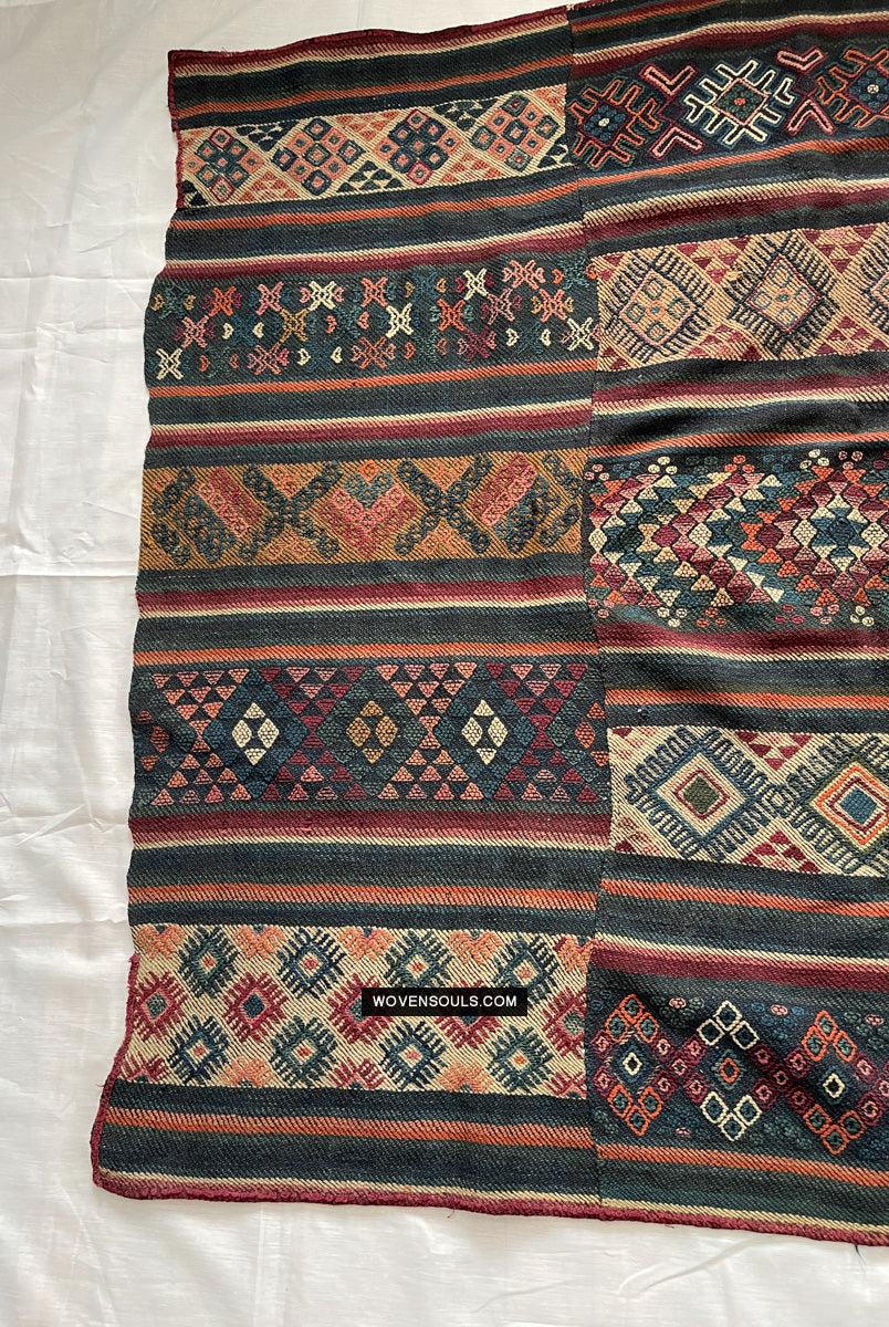 1317 MASTERPIECE Antiker Bhutan Charkab Regenumhang-WOVENSOULS Galerie für antike Textilien und Kunst