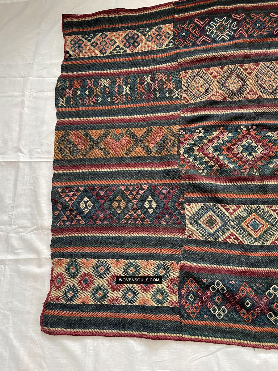 1317 MASTERPIECE Antique Bhutan Charkab Rain Cloak-WOVENSOULS Antique Textiles & Art Gallery