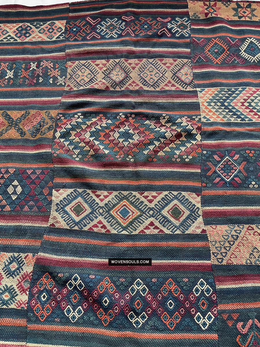 1317 MASTERPIECE Antique Bhutan Charkab Rain Cloak-WOVENSOULS Antique Textiles & Art Gallery
