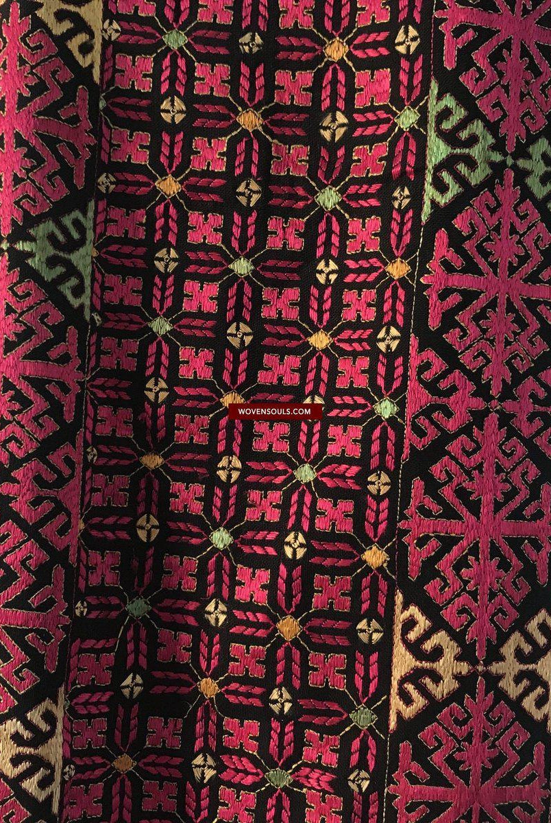 Pannello turbante in tessuto antico del 1351 con ricamo da Kohistan / Swat-WOVENSOULS-Arredamento artistico-tessile-vintage-antico
