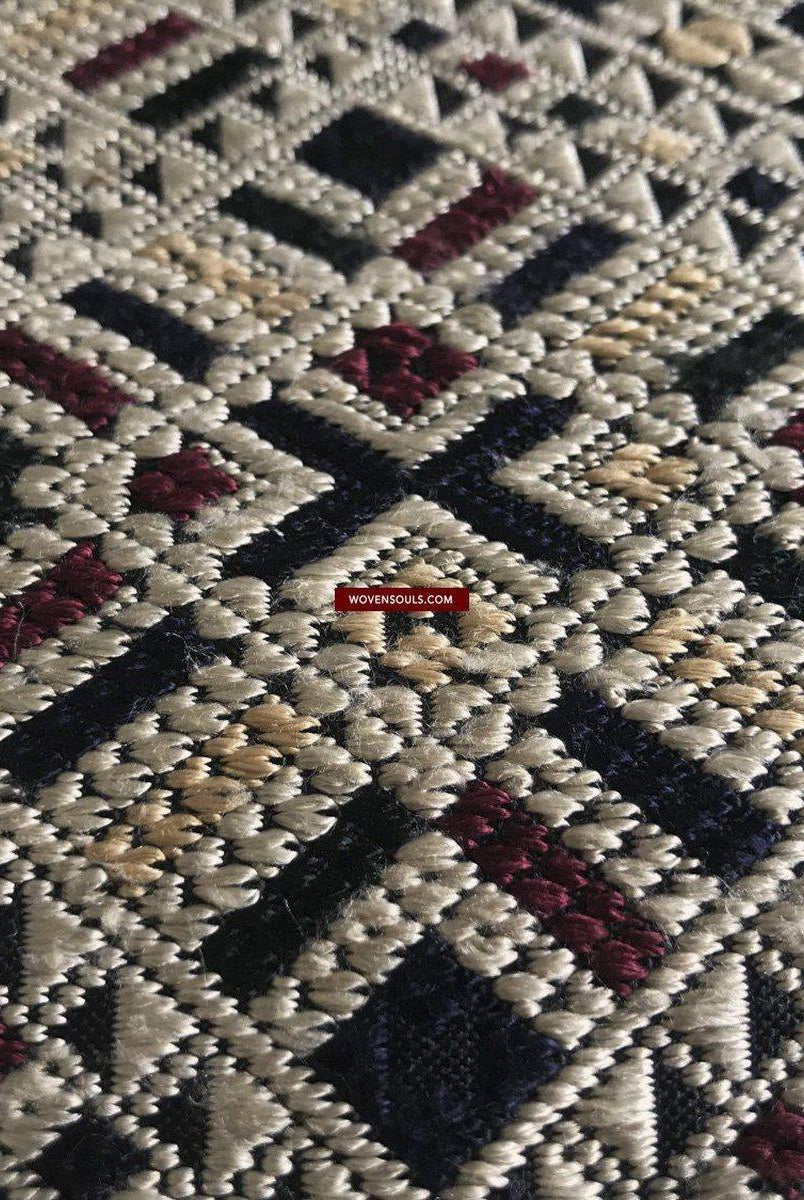 1361 Superbo scialle di seta laotiano - Tessitura di arte tessile dal Laos-WOVENSOULS-Arredamento artistico-tessile-vintage-antico