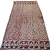 1364 Superb Antique Sindh Odhana Abochani Wedding Shawl - Deep Red Base-WOVENSOULS Antique Textiles &amp; Art Gallery