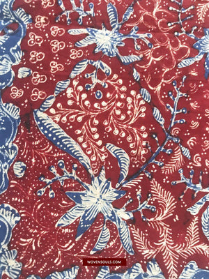 1377 Java Batik Tulis Textile Art Shawl-WOVENSOULS-Antique-Vintage-Textiles-Art-Decor