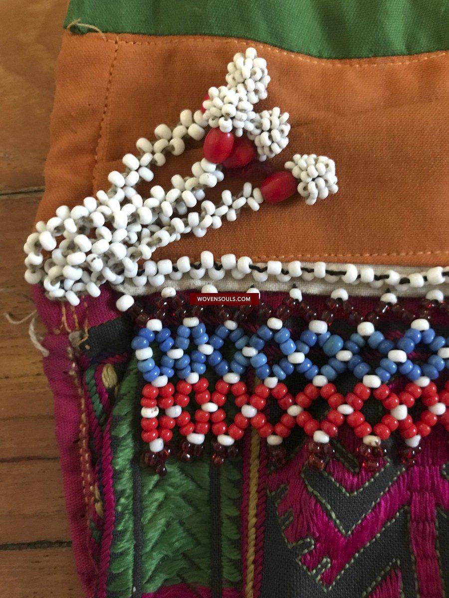 1380 Vintage Kohistan Wedding Shawl with Embroidery - MASTERPIECE-WOVENSOULS-Antique-Vintage-Textiles-Art-Decor