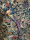 1385 Antique Double Sided Embroidery Manila Manton - Cantonese Embroidery - Dragon Dance-WOVENSOULS-Antique-Vintage-Textiles-Art-Decor