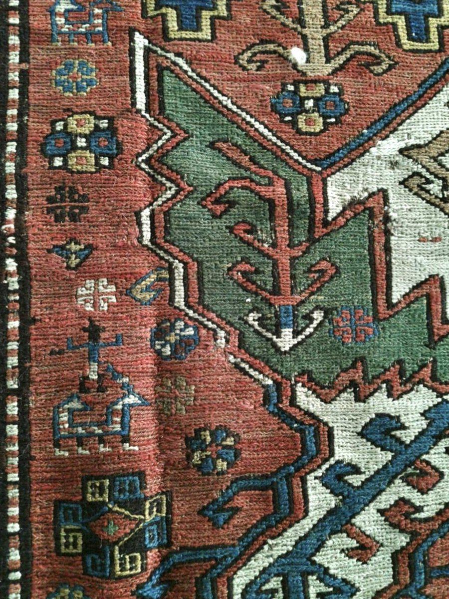 1403 Antique Caucasian Dragon Sumac Soumac Sumakhi Rug-WOVENSOULS-Antique-Vintage-Textiles-Art-Decor