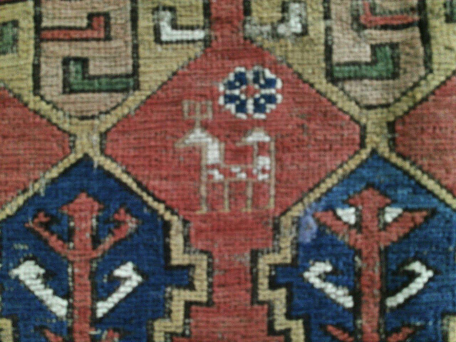 1403 Antique Caucasian Dragon Sumac Soumac Sumakhi Rug-WOVENSOULS-Antique-Vintage-Textiles-Art-Decor