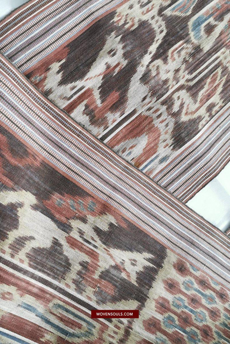 1407 Alte figurative Kette Ikat – erzählendes indonesisches Textil-WOVENSOULS-Antike-Vintage-Textilien-Kunst-Dekor