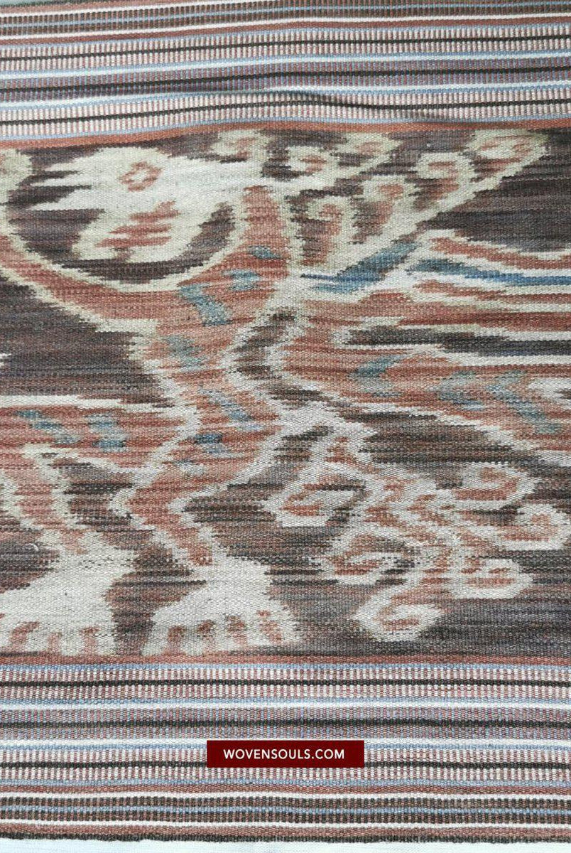 1407 Alte figurative Kette Ikat – erzählendes indonesisches Textil-WOVENSOULS-Antike-Vintage-Textilien-Kunst-Dekor