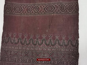 1445 Antique Iban Pua Kumbu Sungkit Singkit Woven Textile-WOVENSOULS-Antique-Vintage-Textiles-Art-Decor
