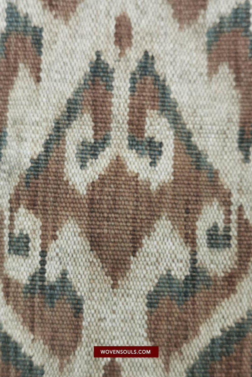 1450 VERKAUFT Antikes Iban Ikat Pua Kumbu gewebtes Textil mit menschlichen Figuren - Saribas, Sarawak-WOVENSOULS-Antike-Vintage-Textilien-Kunst-Dekor