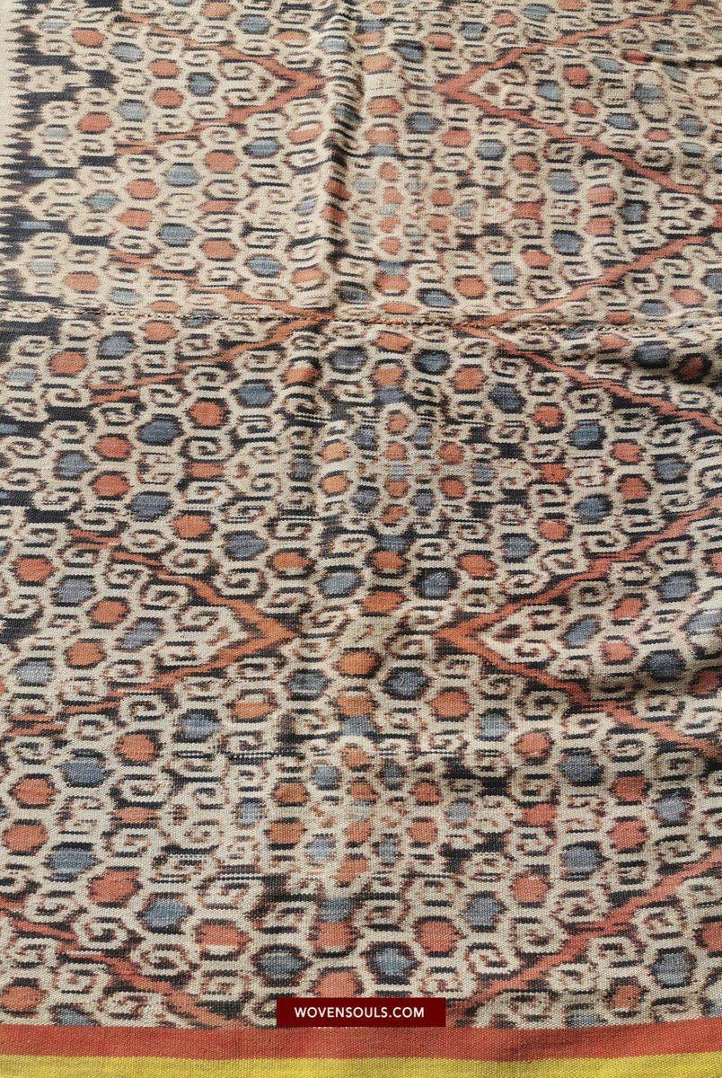 1452 Alttimor Ikat-Rock-WOVENSOULS-Antike-Vintage-Textilien-Kunst-Dekor