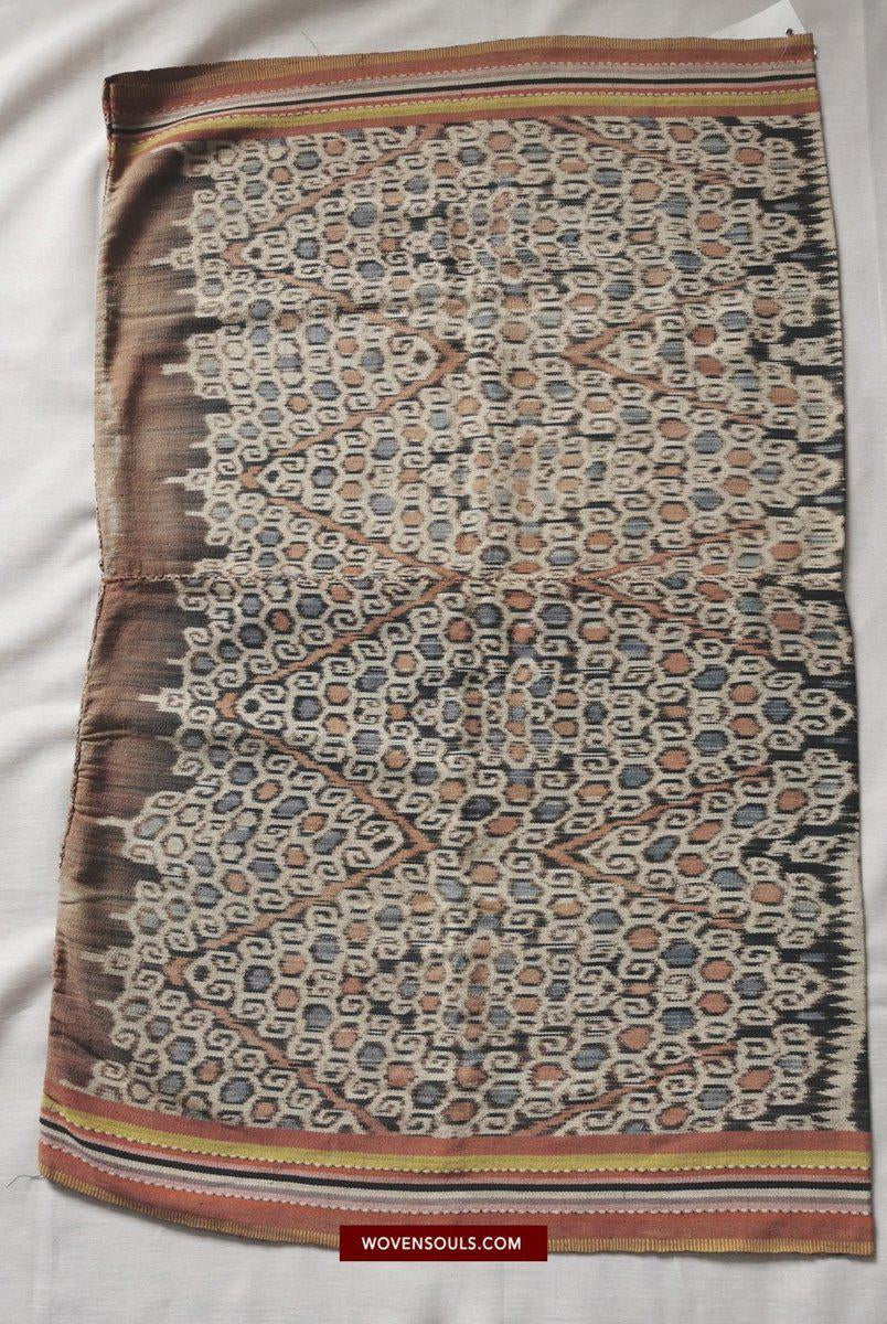 1452 Alttimor Ikat-Rock-WOVENSOULS-Antike-Vintage-Textilien-Kunst-Dekor