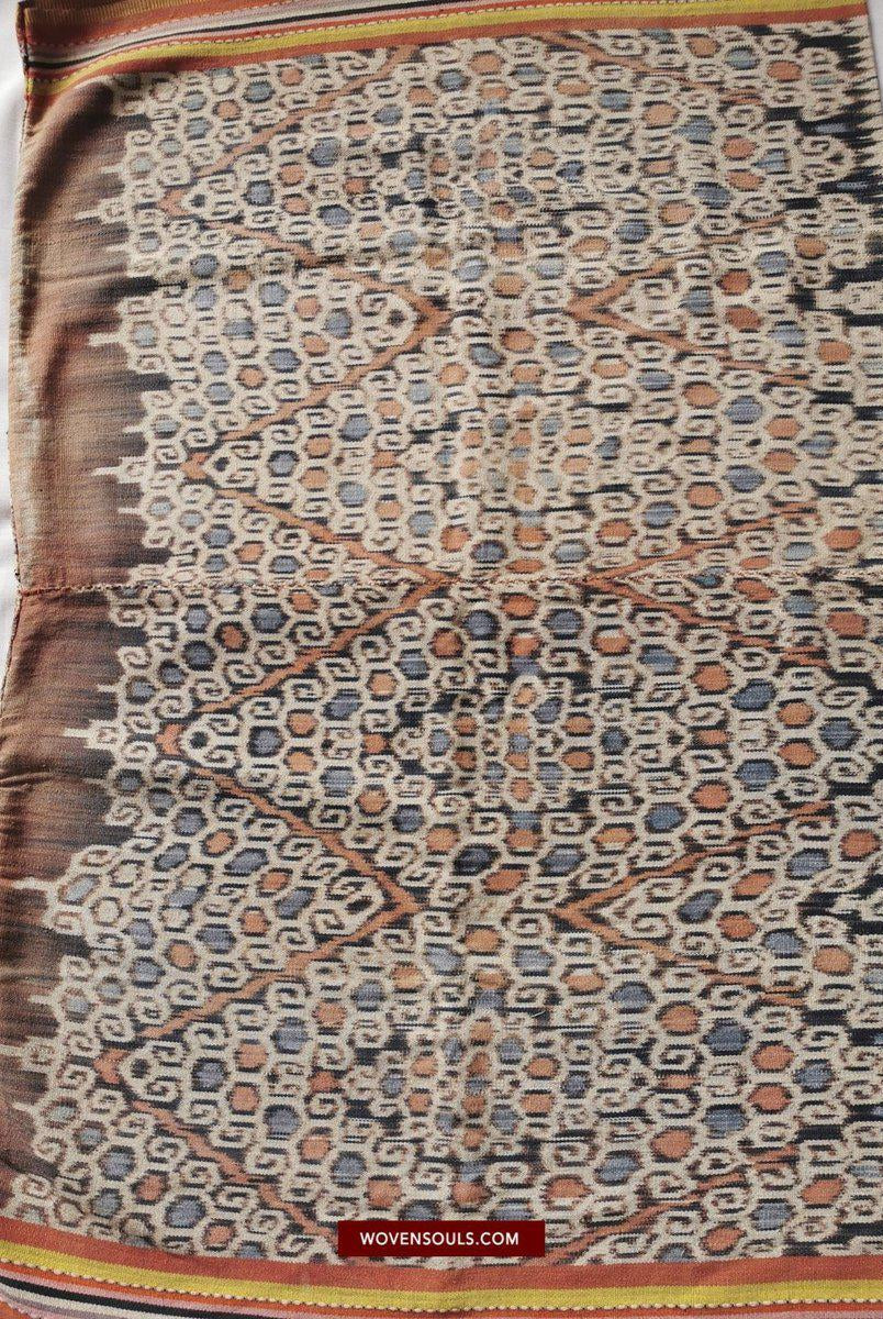 1452 Alttimor Ikat-Rock-WOVENSOULS-Antike-Vintage-Textilien-Kunst-Dekor