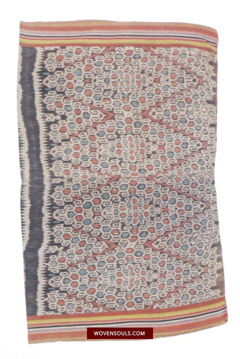 1452 Alttimor Ikat-Rock-WOVENSOULS-Antike-Vintage-Textilien-Kunst-Dekor