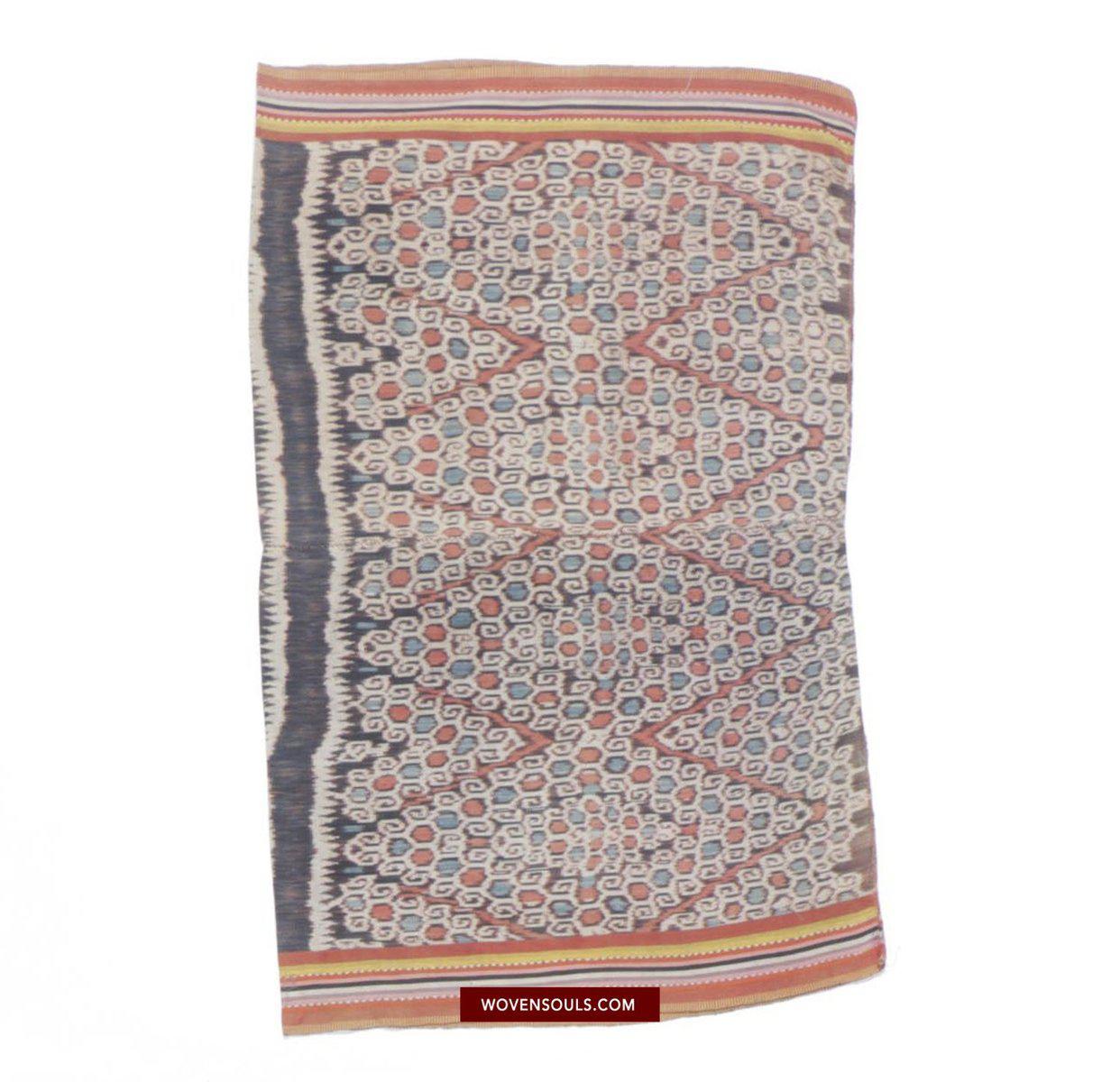 1452 Old Timor Ikat Skirt-WOVENSOULS-Antique-Vintage-Textiles-Art-Decor