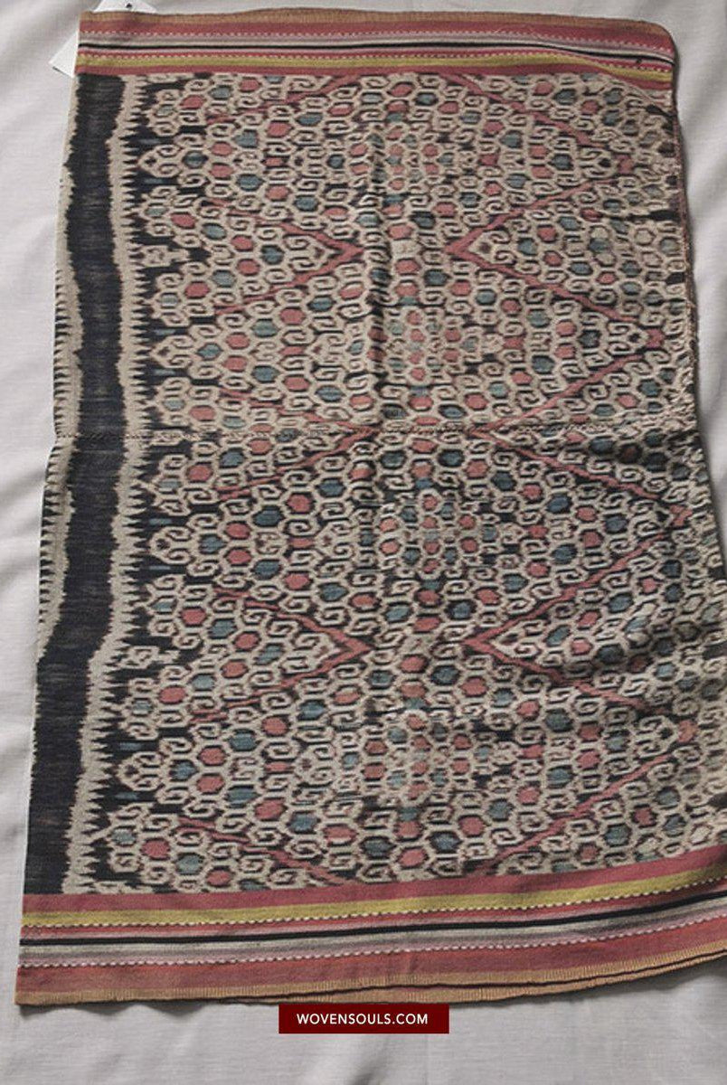 1452 Alttimor Ikat-Rock-WOVENSOULS-Antike-Vintage-Textilien-Kunst-Dekor
