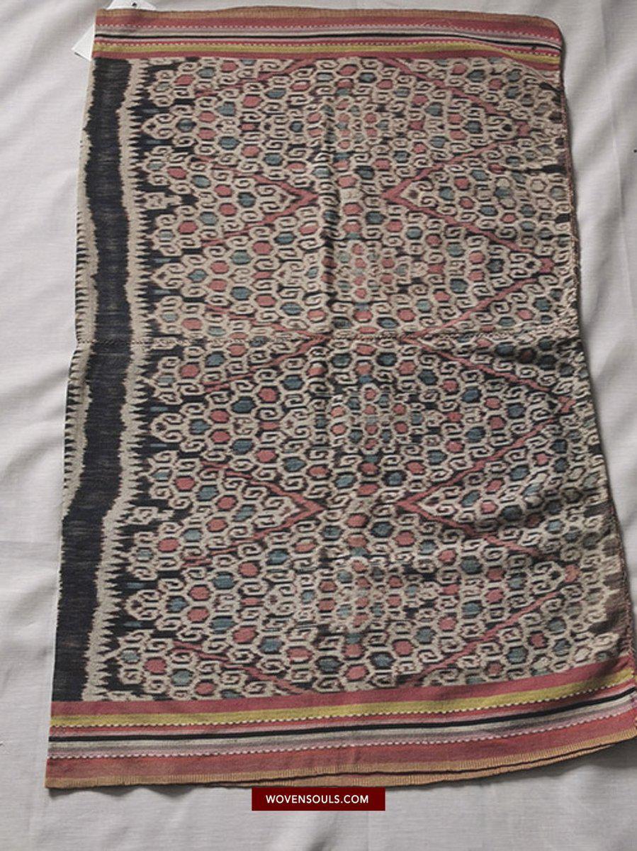 1452 Old Timor Ikat Skirt-WOVENSOULS-Antique-Vintage-Textiles-Art-Decor