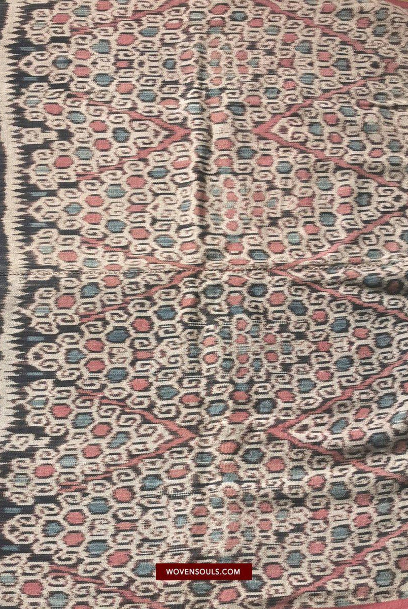 1452 Alttimor Ikat-Rock-WOVENSOULS-Antike-Vintage-Textilien-Kunst-Dekor