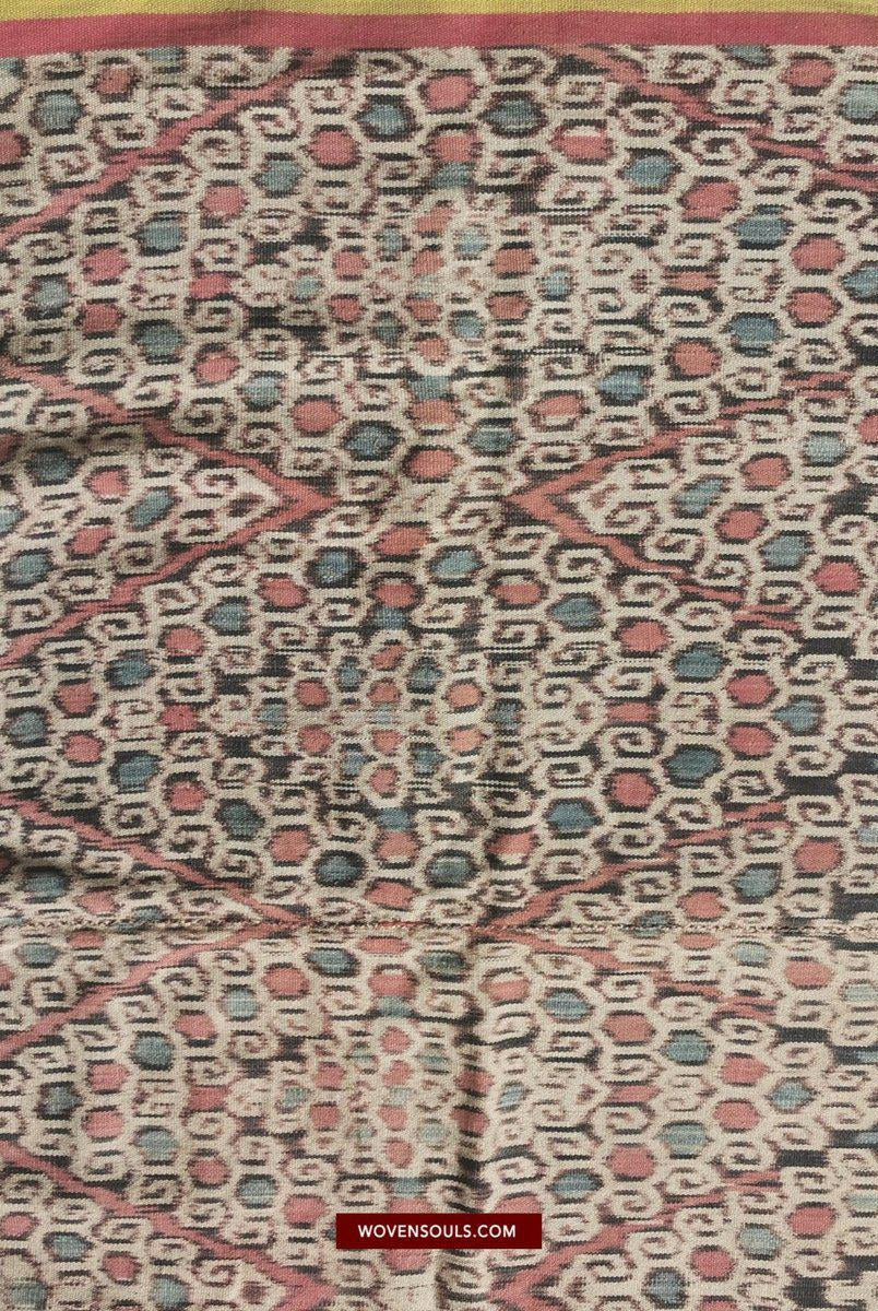 1452 Alttimor Ikat-Rock-WOVENSOULS-Antike-Vintage-Textilien-Kunst-Dekor
