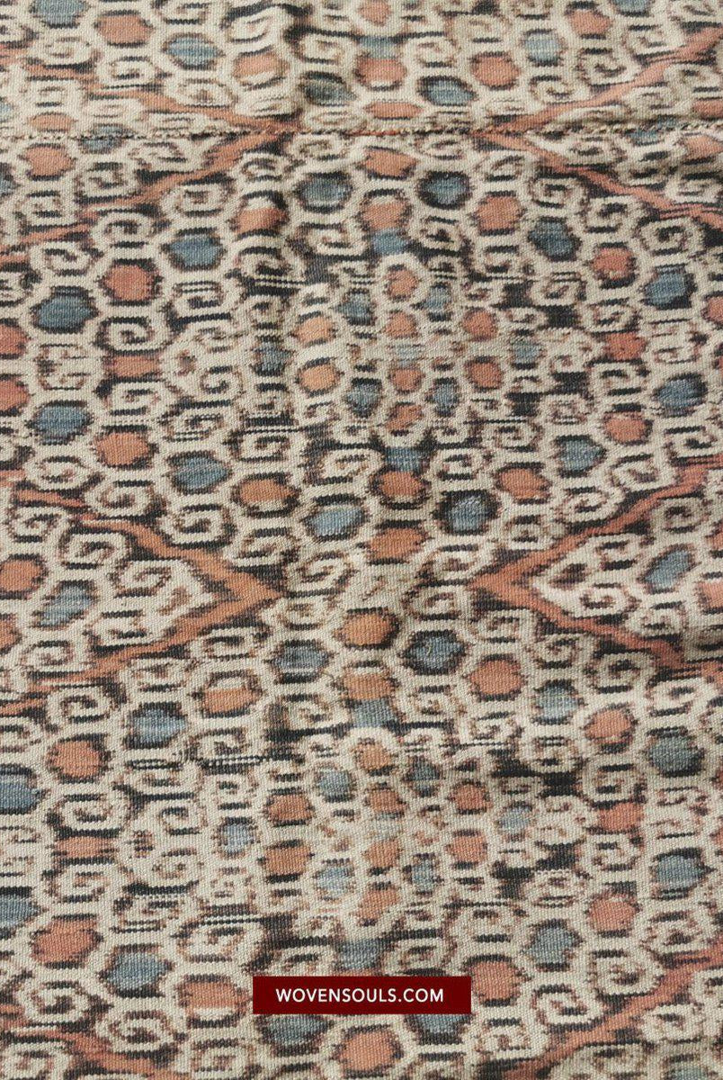1452 Alttimor Ikat-Rock-WOVENSOULS-Antike-Vintage-Textilien-Kunst-Dekor