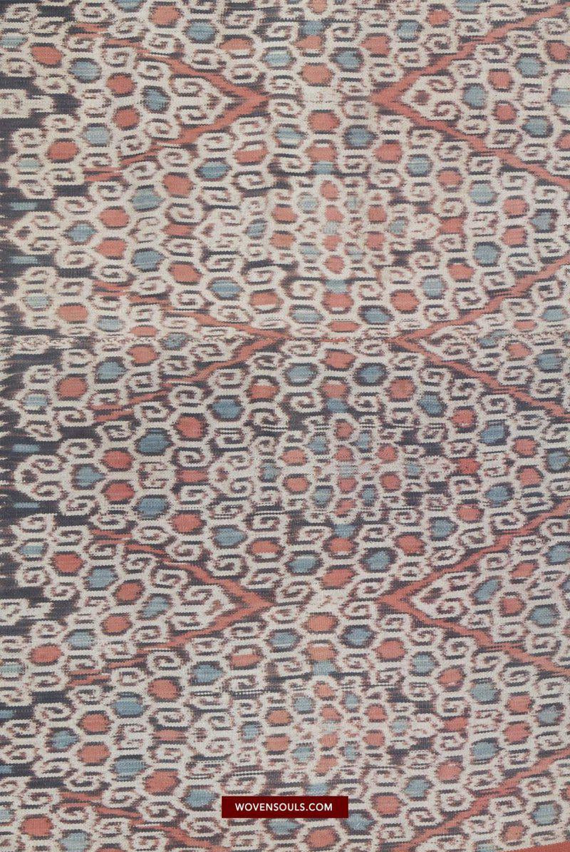 1452 Alttimor Ikat-Rock-WOVENSOULS-Antike-Vintage-Textilien-Kunst-Dekor