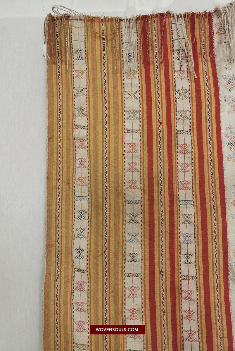 1453 Alter figurativer Ikat Selimut aus Ayotupas Timor mit Eidechsenarten-WOVENSOULS-Antike-Vintage-Textilien-Kunst-Dekor