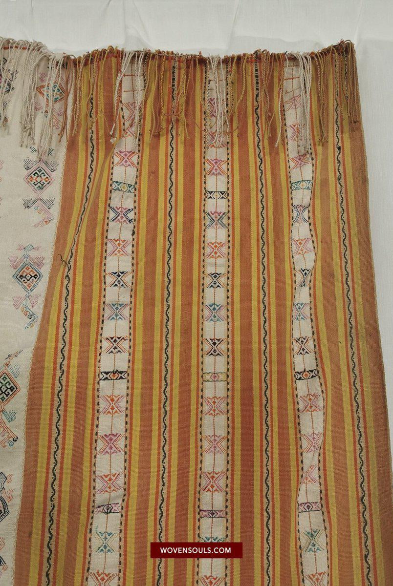 1453 Alter figurativer Ikat Selimut aus Ayotupas Timor mit Eidechsenarten-WOVENSOULS-Antike-Vintage-Textilien-Kunst-Dekor