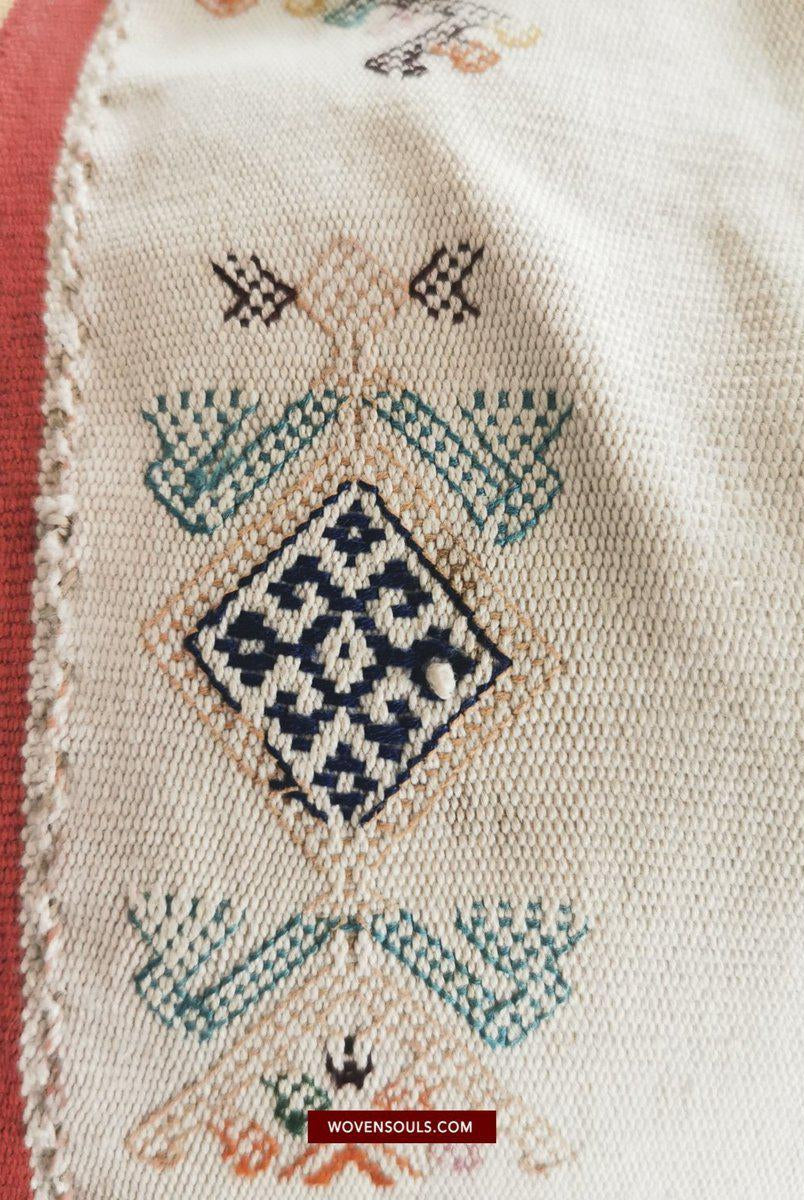 1453 Alter figurativer Ikat Selimut aus Ayotupas Timor mit Eidechsenarten-WOVENSOULS-Antike-Vintage-Textilien-Kunst-Dekor