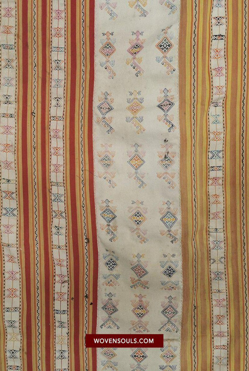 1453 Alter figurativer Ikat Selimut aus Ayotupas Timor mit Eidechsenarten-WOVENSOULS-Antike-Vintage-Textilien-Kunst-Dekor