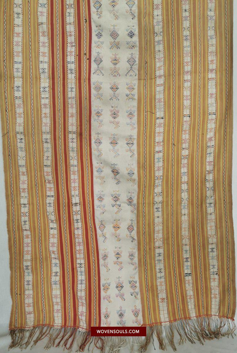 1453 Alter figurativer Ikat Selimut aus Ayotupas Timor mit Eidechsenarten-WOVENSOULS-Antike-Vintage-Textilien-Kunst-Dekor