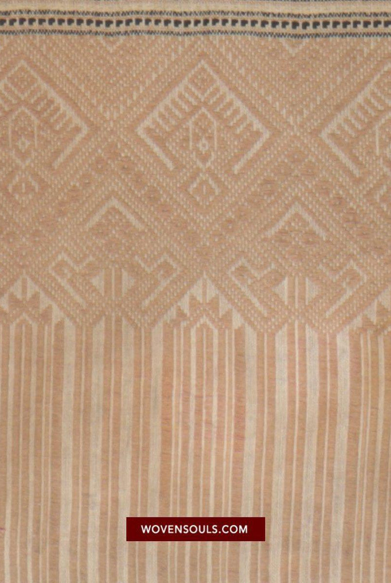 1461 Splendido antico Laos Pha Khit tessitura di arte tessile-WOVENSOULS-Arredamento artistico-tessile-vintage-antico