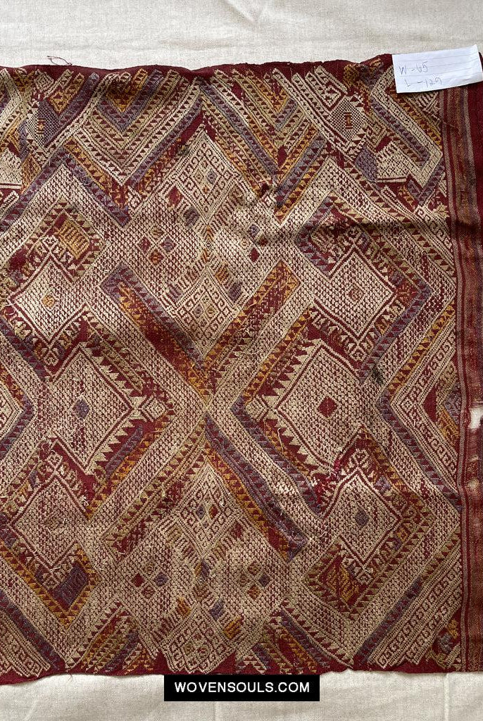 1462 VENDUTO Splendida arte tessile antica per tessitura della seta del Laos-WOVENSOULS Tessuti antichi e Galleria d'arte