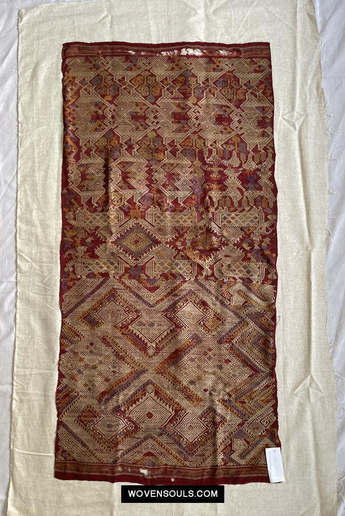 1462 VENDUTO Splendida arte tessile antica per tessitura della seta del Laos-WOVENSOULS Tessuti antichi e Galleria d'arte