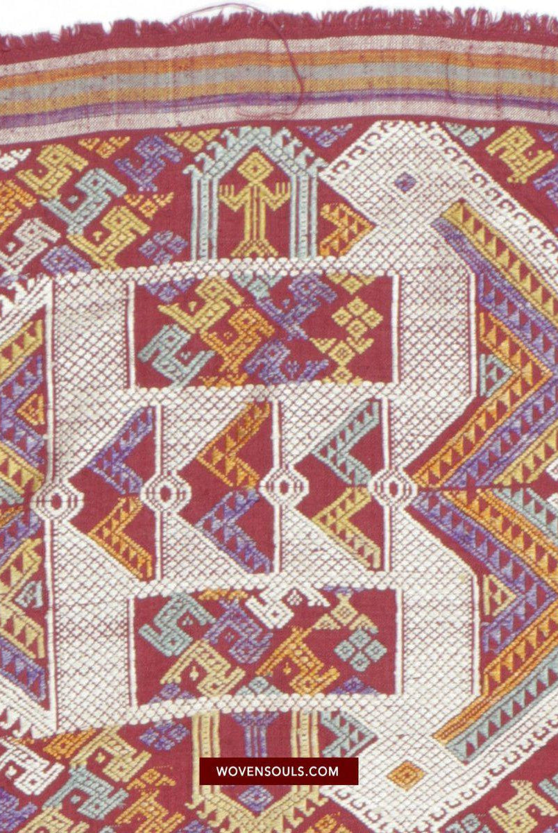 1463 Arte tessile per la tessitura della seta antica del Laos-WOVENSOULS-Arredamento artistico-tessile-vintage-antico
