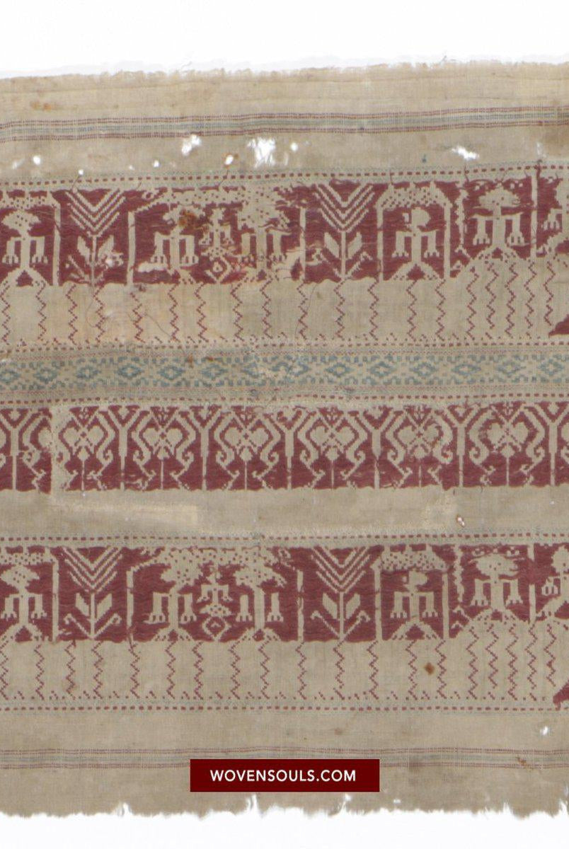 1464 Antique / Archaic Semangka Weaving Tampan Shipcloth Textile-WOVENSOULS-Antique-Vintage-Textiles-Art-Decor