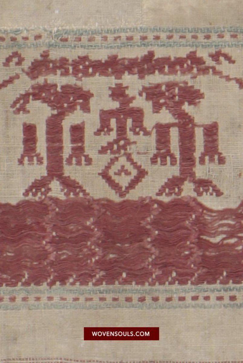 1464 Antique / Archaic Semangka Weaving Tampan Shipcloth Textile-WOVENSOULS-Antique-Vintage-Textiles-Art-Decor